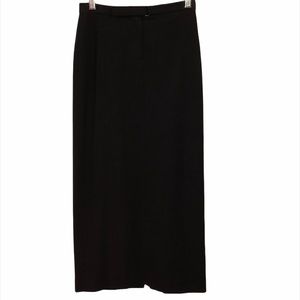 Long Black A/X Armani Exchange Pencil Skirt Sz 0
